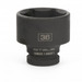 Головка ударная шестигранная, 36 мм, 1/2", CrMo// Stels