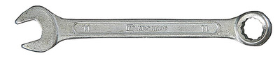 Ключ комбинированный, 11 мм, оцинкованный, ЗУБР "МЕХАНИК"