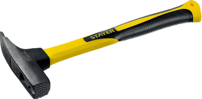 Молоток STAYER "PROFESSIONAL" ProStrike кровельщика с фиберглассовой рукояткой, 600г