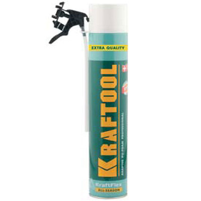 Пена KRAFTOOL KRAFTFLEX PREMIUM монтажная, адаптерная, всесезонная, 500мл