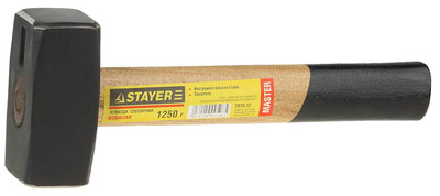 Кувалда STAYER "MASTER" кованая с деревянной ручкой, 1,25кг