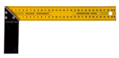 Угольник столярный, металлический 300 мм (Hobbi) (шт.)