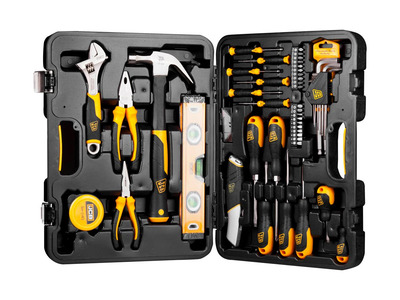 Набор инструментов для ремонтных работ, 50 предметов, JCB