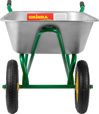 Тачка GRINDA строительная двухколесная, 110 л, грузоподъемность 220 кг