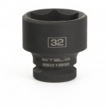 Головка ударная шестигранная, 32 мм, 1/2", CrMo// Stels