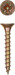 Саморез универсальный 5 х 80 мм желтый оцинкованный 900 шт. ЗУБР
