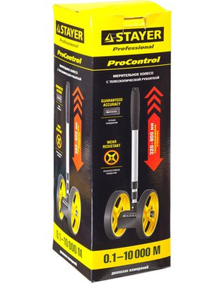 Колесо измерительное STAYER "PROFESSIONAL", 999м