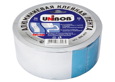 Лента клейкая алюминиевая, 50 х 50 / P