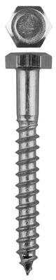 Шуруп с шестигранной головкой D8 х 120 мм оцинкованный, 2 шт. ЗУБР