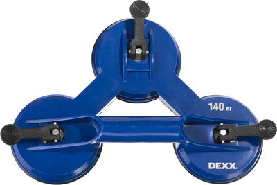 Стеклодомкрат DEXX пластмассовый, тройной, 140кг
