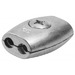 Зажим троса ЗУБР "Бочонок", 6мм, ТФ6, 2 шт оцинк.