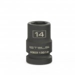 Головка ударная шестигранная, 14 мм, 1/2", CrMo// Stels