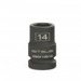 Головка ударная шестигранная, 14 мм, 1/2", CrMo// Stels