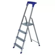 Лестница-стремянка СИБИН алюминиевая, 4 ступени, 82 см