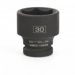Головка ударная шестигранная, 30 мм, 1/2", CrMo// Stels
