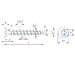 Саморез универсальный 3 х 12 мм желтый оцинкованный 2400 шт. ЗУБР