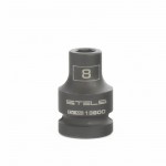 Головка ударная шестигранная, 8 мм, 1/2", CrMo// Stels