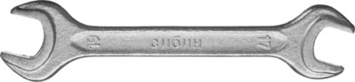 Ключ рожковый СИБИН, оцинкованный, 17х19мм