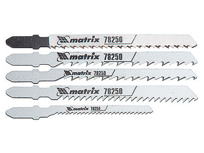 Пилки для электролобзиков по дереву, 5 шт // MATRIX Professional