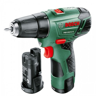 Аккумуляторный ударный шуруповерт PSB 10,8 Li-2 (2 акк.) BOSCH