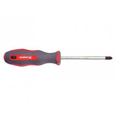 Отвертка Profi, SL 5,0 х 100 мм, SVCM, двухкомп. рукоятка // MATRIX